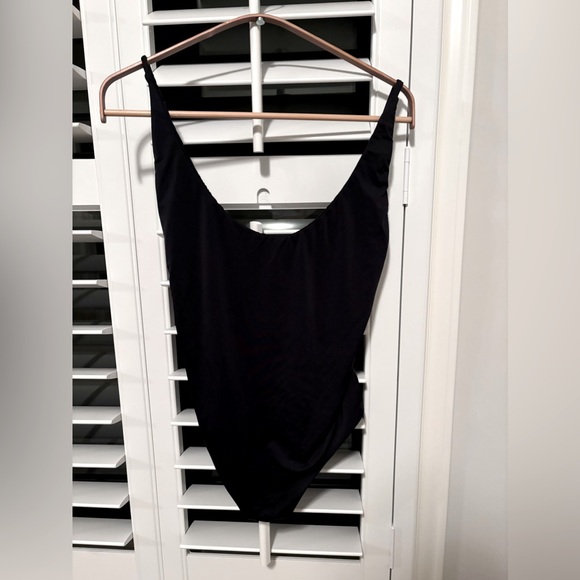Lulus one piece black bathing suit, size medium. - Picture 1 of 3